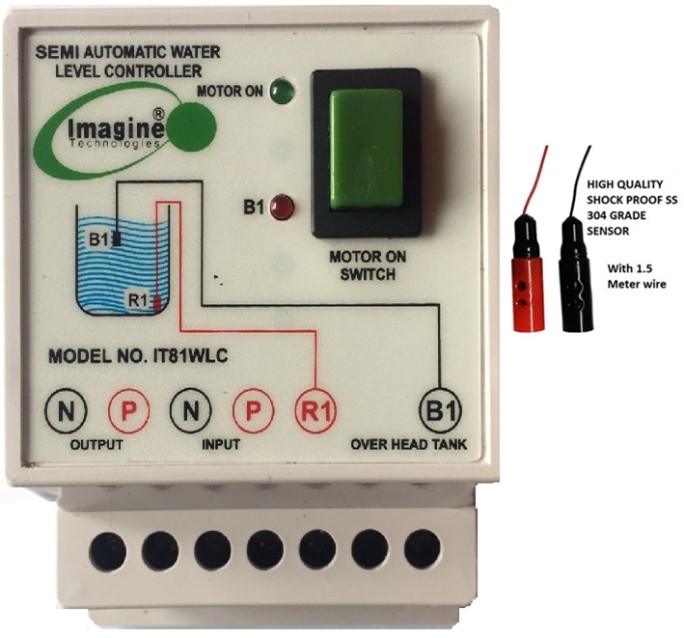 Semi-Automatic Manually Start and Automatic Stop Water Level Controller (Model No. IT81WLC)