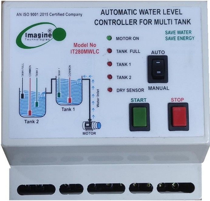 Two Tank Fully Automatic Water Level Controller (MODEL No. IT280MWLC)