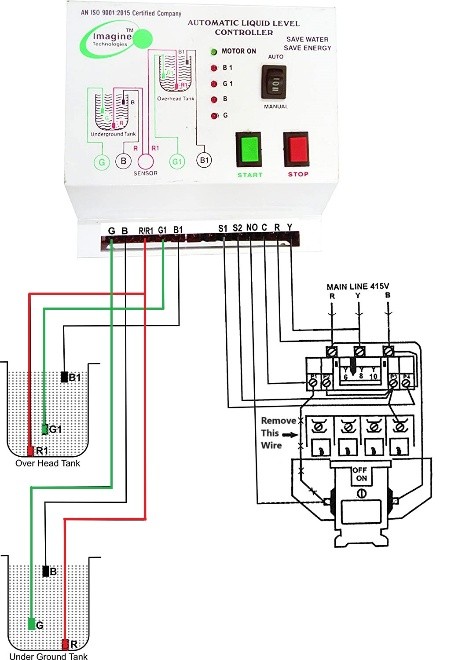 THREE-PHASE WATER LEVEL CONTROLLER (MODEL No. IT192WLC) - View 2
