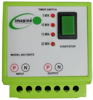 AUTO OFF TIMER SWITCH FOR 5,10,15,20 MIN (25AMP)