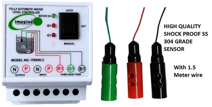 Fully Automatic Water Level Controller for Single Tank (Model No. IT80WLC)