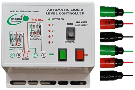   Fully Automatic Water Level Controller & Indicator with Dry Run Protection (MODEL No. IT180WLC)