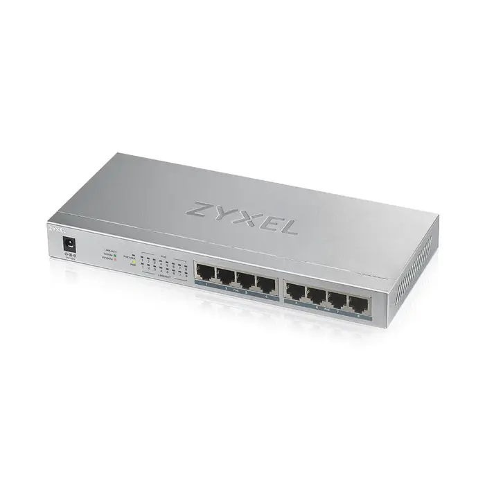 Zyxel GS1008HP (8 Port Gigabit Unmanaged 8 x PoE+ with 60 Watt Budget)